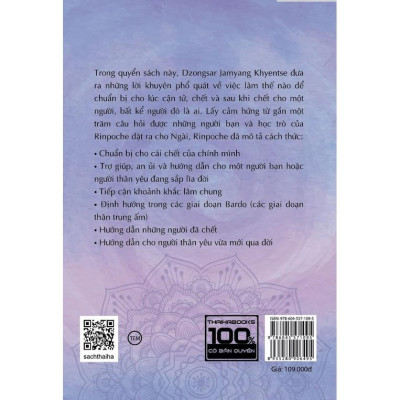 Sách - Hành Trình Sinh Tử - Quá trình chuẩn bị cho lúc cận tử, chết, và sau khi chết - Thái Hà