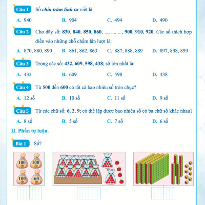 Bài Tập Hằng Ngày Toán Lớp 3 - Cánh Diều - Học Kì 1