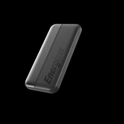 Sạc dự phòng Energizer 10,000mAh /3.7V Li-Polymer UE10050CCBK, công suất 15W đa cổng - Hàng chính hãng