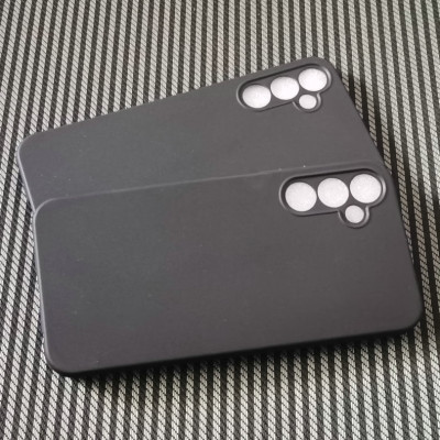 Ốp lưng dành cho SamSung Galaxy  A55, A35. A25, A15 dẻo màu đen bảo vệ camera sau, chống bám vân tay - Hàng chính hãng