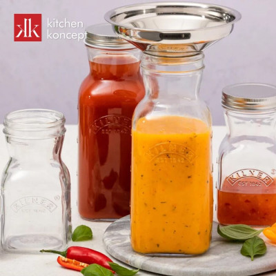 Kilner - Chai thủy tinh đựng nước ép, sốt - 0.5L/1L