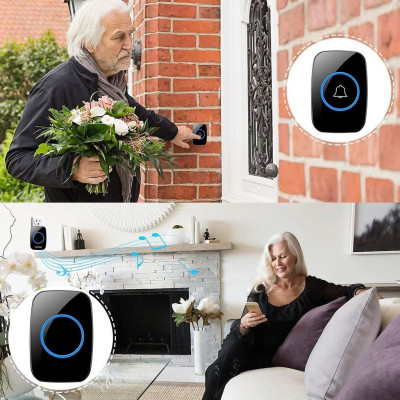 đèn ốp trần Chuong Cửa Không Dây Bao Khách Thông Minh – Chống Nước, Chuông Cổng & Báo Động Hiệu Quả