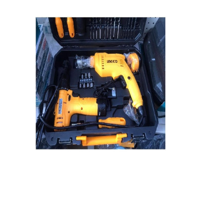 BỘ MÁY KHOAN VÀ ĐỒ NGHỀ GIA ĐÌNH 108 CHI TIẾT 680W 13MM INGCO HKTHP11081- HÀNG CHÍNH HÃNG