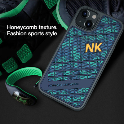 Ốp lưng chống sốc cho iPhone 13 họa tiết mặt lưng 3D hiệu Nillkin Striker (chống sốc cực tốt, họa tiết màu 3D cá tính) - hàng nhập khẩu