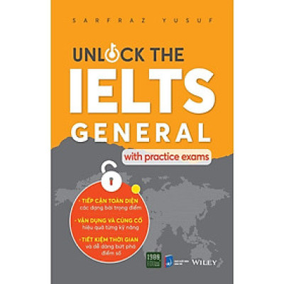 Sách - Unlock The Ielts General With Practice Exams - Sarfraz Yusuf - 1980 Books