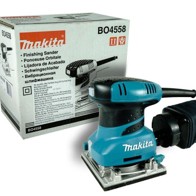 MÁY CHÀ NHÁM RUNG 200 WATT ( 114 X 140MM) MAKITA BO4558- HÀNG CHÍNH HÃNG