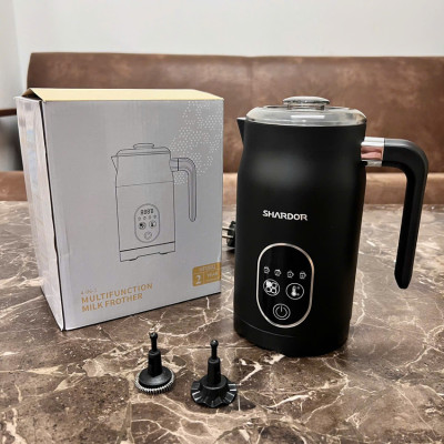 Máy đánh sữa tạo bọt cà phê, ca cao 4 trong 1 thương hiệu Anh Quốc Shardor MF0802 công suất 500W - Hàng chính hãng