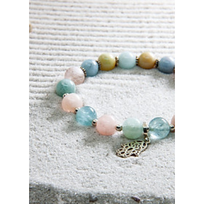 Vòng tay phong thủy Beryl Pastel VT006 BlackMount