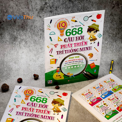 Phát Triển Trí Tuệ IO - 668 Câu Hỏi Phát Triển Trí Thông Minh Cho Trẻ - Tập 6 ( Bìa Mềm )