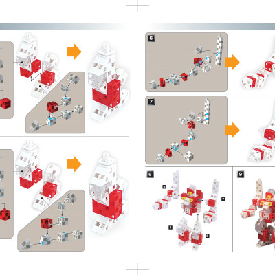 Bộ đồ chơi lắp ghép Artec 10 trong 1 - Màu Trắng
