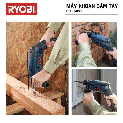 Máy khoan cầm tay đa năng điện 710W RYOBI (KYOCERA) - PD-196VR - Hàng Chính Hãng