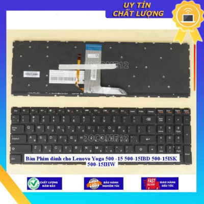 Bàn Phím dùng cho Lenovo Yoga 500 -15 500-15IBD 500-15ISK 500-15IHW  - CÓ ĐÈN - Hàng Nhập Khẩu New Seal