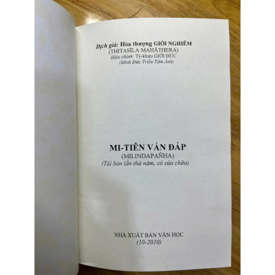 Sách -Kinh Mi Tiến Vấn Đáp (Hòa Thượng Giới Nghiêm-HNOI)