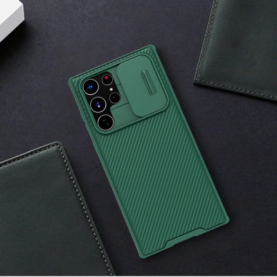 Ốp lưng Cho SamSung S22 Ultra/S22 Plus Hiệu Nillkin CamShield Có Nắp Bảo Vệ Camera-Hàng Chính Hãng