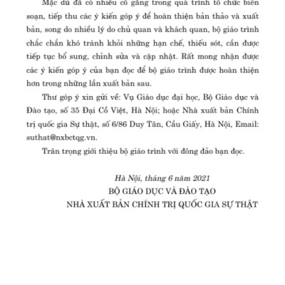 Sách - Giáo Trình Lịch Sử Đảng Cộng Sản Việt Nam (Dành Cho Bậc Đại Học Hệ Không Chuyên Lý Luận Chính Trị)