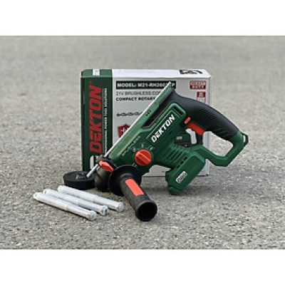 COMBO Máy khoan bê tông pin 21V Dekton M21-RH2603CP KÈM 1 PIN M21-B3000 + 1 SẠC M21-S20 DEKTON + TẶNG 1 PIN M21-B3000 - KM_T8 -HÀNG CHÍNH HÃNG