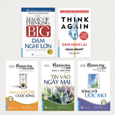 Bộ Sách Hướng Về Phía Trước: Dám nghĩ lớn + Dám nghĩ lại + Sống với ước mơ + Tìm lại giá trị cuộc sống + Tin vào ngày mai - First News