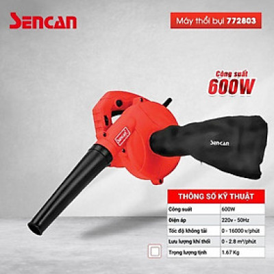 MÁY THỔI BỤI 600W 220V 772803 SENCAN - HÀNG CHÍNH HÃNG