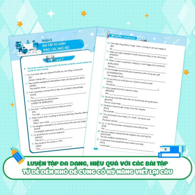 Sách - Tự Học Đột Phá Tiếng Anh - Kỹ Năng Viết Lại Câu Tiếng Anh - Megabook