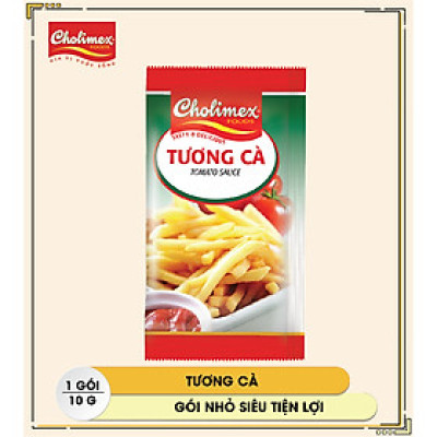Tương cà gói Cholimex 10g siêu tiện lợi (01 túi gồm 50 gói)