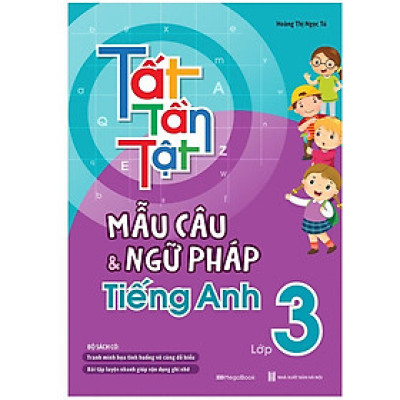 Sách - Tất Tần Tật Mẫu Câu Và Ngữ Pháp Tiếng Anh Lớp 3 - Megabook