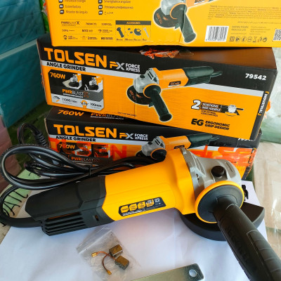 Máy mài góc 100mm 760W Tolsen 79542- Hàng chính hãng