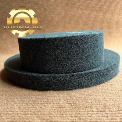 Bánh nỉ xám đánh bóng-bánh nỉ đánh bóng inox kích thước 300mm #240 (Gía đã bao gồm VAT)