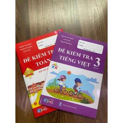 Sách - Combo đề kiểm tra toán + tiếng việt 3 học kì 2 ( kết nối )