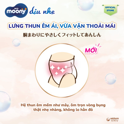 Tã quần Moony Moony Dịu Nhẹ M46/L36/X32
