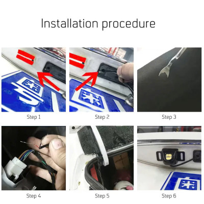 Đèn LED Hậu Lùi Ô Tô Mắt Đại Bàng 6500K 12V - Ánh Sáng Trắng 6500K, Đẹp Và An Toàn