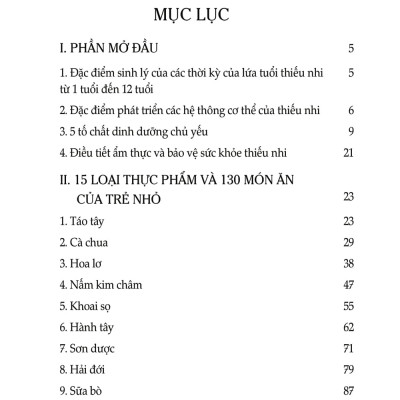 Ăn Sạch Sống Khỏe - Thiếu Nhi