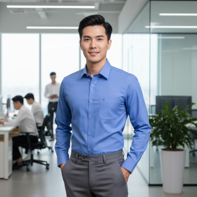 Áo sơ mi tay dài Khatoco