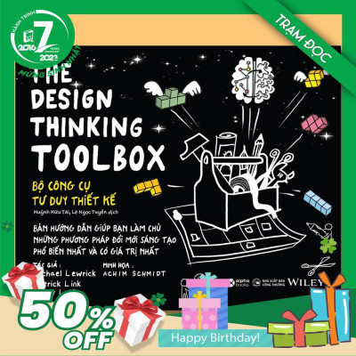 Trạm Đọc Offical | Design Thingking Toolbox : Bộ Công Cụ Tư Duy Thiết Kế