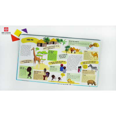 Sách - Khám Phá Các Châu Lục Và Đại Dương Qua Bảy Tấm Bản Đồ Mở Rộng - Đinh Tị Books