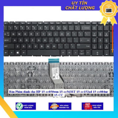 Bàn Phím dùng cho HP 15-cc050wm 15-cc563ST 15-cc152od 15-cc004ur 15-CC - Màu đen ko led - Hàng Nhập Khẩu New Seal