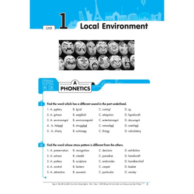 Sách - Big 4 Bộ Đề Tự Kiểm Tra 4 Kỹ Năng Nghe - Nói - Đọc - Viết Cơ Bản Và Nâng Cao Tiếng Anh Lớp 9 - Tập 1 - Megabook