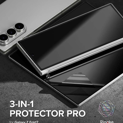 Bộ dán màn hình cho Samsung Galaxy Z Fold 7 RINGKE 3-in-1 Protector Pro - Hàng Chính Hãng