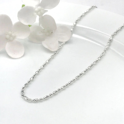 Dây Chuyền Nữ Bi Phay Kiểu Mới- Bạc Hiểu Minh Hành Bảo Vĩnh Viễn DCN257