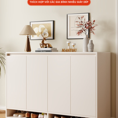 Tủ giày thông minh 4 cánh gỗ mdf phủ melamin phong cách minimalism thương hiệu IGA - GP316