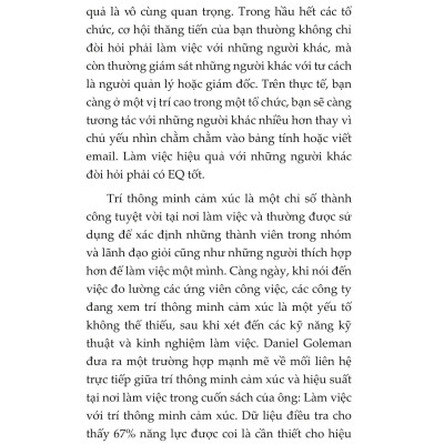 EQ - Ứng Dụng Trí Tuệ Cảm Xúc Trong Công Việc
