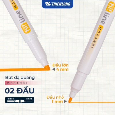Bút dạ quang màu Morandi Hi! Line Thiên Long HL-024 - Công nghệ chống khô mực