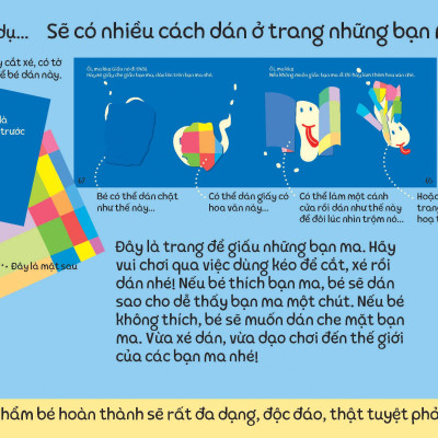 Tủ Sách Vui Để Học - Cắt Dán Dành Cho Bé Mới Bắt Đầu