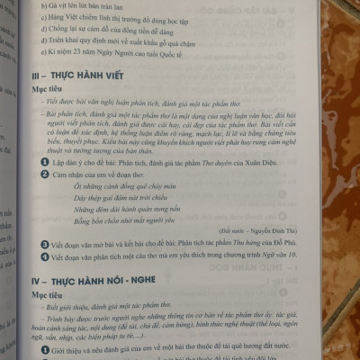 Bài Tập Phát triển Năng Lực Ngữ Văn 10 Tập hai