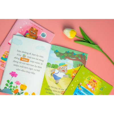 Sách - Truyện Tranh Song Ngữ Việt Anh Cho Bé - Dạy Trẻ Nề Nếp, Chăm Ngoan Dành Cho Bé 3-9 Tuổi - Combo 10 Cuốn - Đinh Tị Books