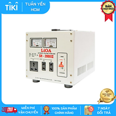 Ổn áp lioa 2kva model SH - 2000 II dây đồng 100%