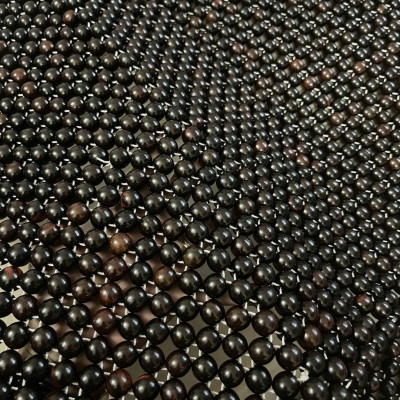 Chiếu Hạt Gỗ Cẩm Cao Cấp - Kích Thước 1,6mx2m hạt 1.2cm ( video , hình thật ) 