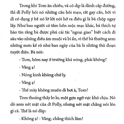 Sách: Những Cuộc Phiêu Lưu Của Tom Sawyer