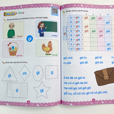 Sách Luyện Đọc Và Bộ Thẻ Chữ Cái Và Chữ Ghép - Hành trang Cho Bé Tự Tin Vào Lớp 1