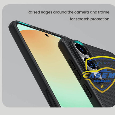 Ốp lưng dành cho Samsung Galaxy S25 Edge Nillkin dạng sần bảo vệ toàn diện - Hàng Chính Hãng