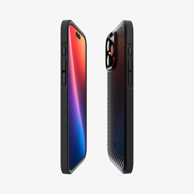 Ốp Lưng Spigen cho iPhone 16 Pro Max/ 16 Pro, SPIGEN CORE ARMOR MATTE BLACK Chống Sốc_ Hàng chính hãng